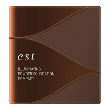 est Illuminating Powder Foundation Compact Radiant Glow White Background