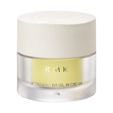 RMK W Treatment Oil-in-Cream product packaging on clean white background