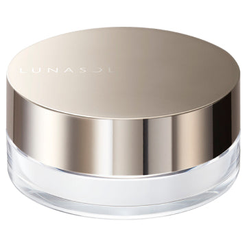 LUNASOL Smooth Clear Powder Translucent Finish White Background