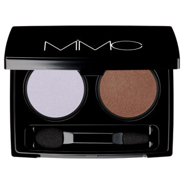 MiMC Bio Moisture Shadow - Bio Moisture Shadow / 33 Plana Flow / Silky Brown: 1.1g, Lavender Blue: 1.0g palette open view