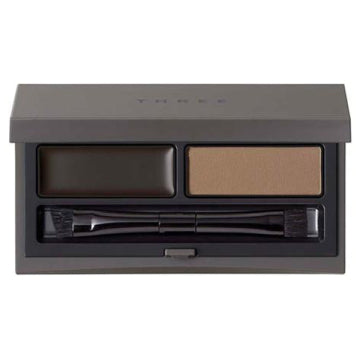 THREE Advanced Identity Brow Shaping Duo - Advanced Identity Brow Shaping Duo / 04 Dark Brown product packaging