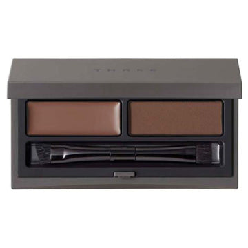 THREE Advanced Identity Brow Shaping Duo - Advanced Identity Brow Shaping Duo / 02 Light Brown product packaging