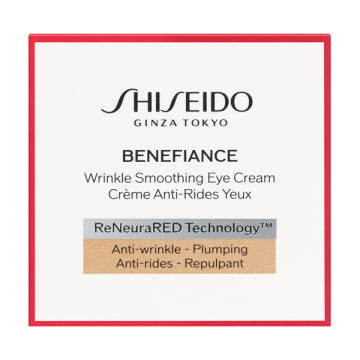 SHISEIDO Benefiance Wrinkle Smoothing Eye Cream N Firming Visual White Background