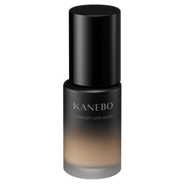 KANEBO Comfort Skin Wear - Comfort Skin Wear / SPF26 / PA++ / full product with container / Ochre D / 30ml / Fruity Floral product bottle on white background