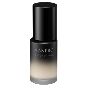 KANEBO Comfort Skin Wear - Comfort Skin Wear / SPF20 / PA++ / full product with container / Soft Ivory AA / 30ml / Fruity Floral product bottle on white background