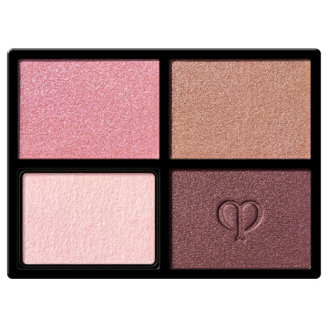 Cle de Peau Beaute Case (Ombre Color Quad) - Ombre Color Quad / refill only / 9 / 6g / Scented with natural rose oil and more product packaging