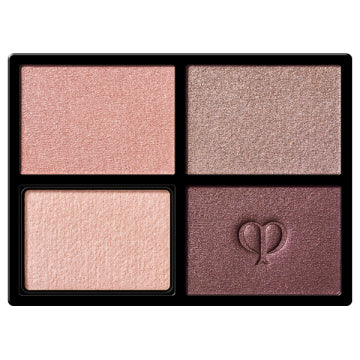 Cle de Peau Beaute Case (Ombre Color Quad) - Ombre Color Quad / refill only / 3 / 6g / Scented with natural rose oil and more product packaging