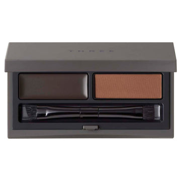 THREE Advanced Identity Brow Shaping Duo Precision Formula Visual Luxurious Background