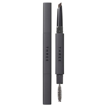 THREE Advanced Identity Eye Brow Pencil Holder - Advanced Identity Eye Brow Pencil / refill only / 06 Natural Gray / 0.2g product packaging
