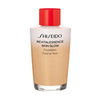 SHISEIDO Base Makeup Kit (Essence Skin Glow Foundation (140)) - Essence Skin Glow Foundation / SPF30 / PA+++ / refill only / 320 Pine / 30mL / unscented - 30ml product bottle on white background