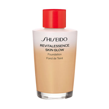 SHISEIDO Essence Skin Glow Kit - Essence Skin Glow Foundation / SPF30 / PA+++ / refill only / 320 Pine / 30mL / unscented - 30ml product bottle on white background