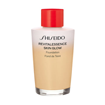 SHISEIDO Essence Skin Glow Foundation Radiant Finish White Background