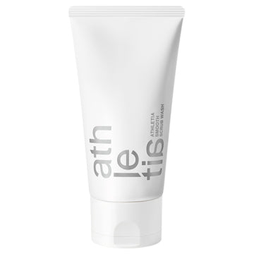 athletia Smooth Scrub Wash product packaging on clean white background