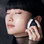 shu uemura Glow 55 Foundation Brush Petals Shaped Professional Tool