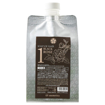 Of cosmetics Soap of Hair 1-RO Moist - Soap of Hair 1-RO Moisturizing / Shampoo / Eco Size / 1000ml / Rose Scent product packaging