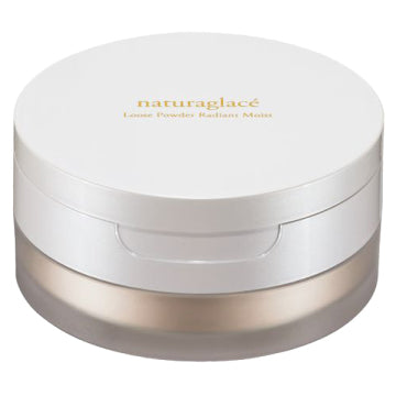 naturaglace Loose Powder Radiant Moist N - Loose Powder Radiant Moist / full product with container / Silky Pearl / 12g product packaging