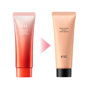 est Brightening Repair Hand Serum Moisturizing Elegance White Background