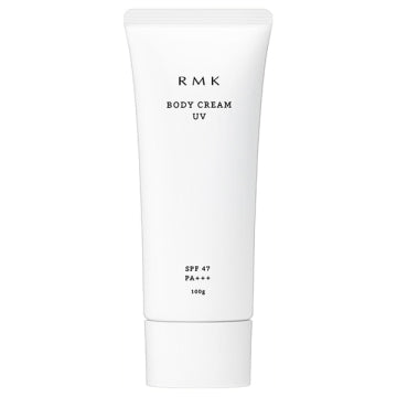 RMK Body Cream UV Moisturizing Formula Tropical Flower Background