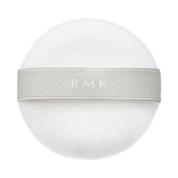 RMK Finishing Powder Puff Silky Finish White Background