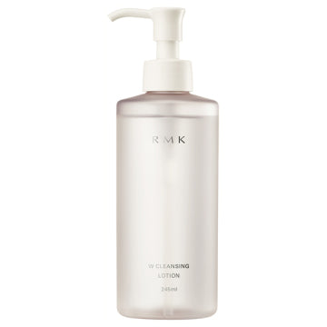 RMK W Cleansing Lotion product packaging on clean white background
