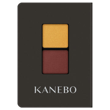 KANEBO Eye Color Duo - Eye Color Duo / refill only / 23 Tropical Passion / 1.4g palette open view
