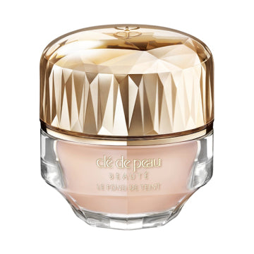 Cle de Peau Beaute The Foundation N - Le Fondutan n / SPF25 / PA++ / full product with container / PO00 / 30g / Scented with natural rose oil, etc. product bottle on white background