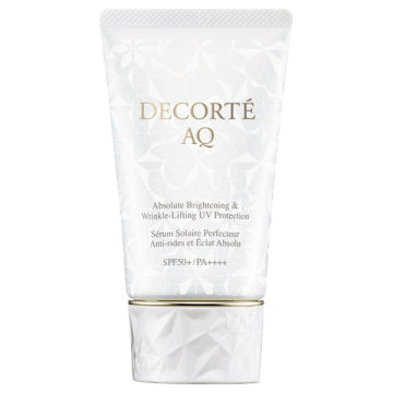 DECORTÉ AQ Absolute UV Protection Brightening & Wrinkle Serum Radiant Skin Background