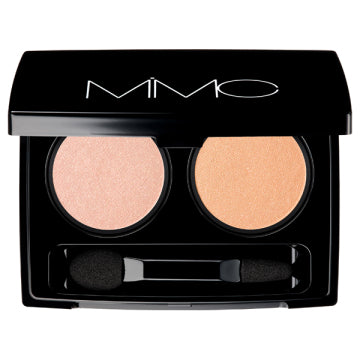MiMC Bio Moisture Shadow - Bio Moisture Shadow / 35 Visionary / Sheer Pink: 0.8g Sheer Orange: 0.8g palette open view