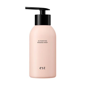 est AC Purify Massage Wash - AC Purify Massage Wash / full product with container / 170g / Floral Green Bright Bouquet Scent product packaging
