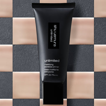 shu uemura Unlimited Mattifying Poreless Primer Matte Finish Product Shot