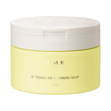 RMK W Treatment Cleansing Balm Nourishing Texture White Background