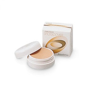 資生堂 Spots Cover Foundation (Cover) - Spot Cover Foundation (Cover) / Overall Use / S102 (Deep Ochre Skin Tone) / Base Color 20g product bottle on white background