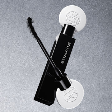 shu uemura 3D Lash Care Curl Mascara Captivating Eyes White Background