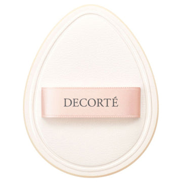 DECORTÉ Glow Makeup Sponge Droplet Shape White Background