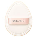 DECORTÉ Glow Makeup Sponge Droplet Shape White Background