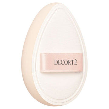 DECORTÉ Glow Makeup Sponge Droplet Shape White Background