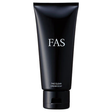 FAS The Clear Cream Soap Cleansing Experience White Background