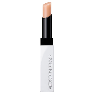 ADDICTION The Lip Balm Glow Tint - The Lip Balm Glow Tint / 001 Rosy Water / 1.8g / Vanilla Mint Scent swatch on lips