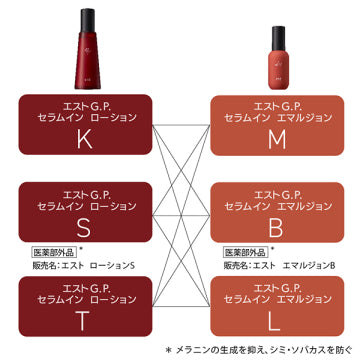 est G.P. Serum-in Emulsion L Luxurious Skincare Product Japan
