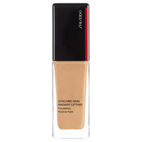 SHISEIDO Synchro Skin Radiant Lifting Foundation - Synchro Skin Radiant Lifting Foundation / SPF35 / PA++++ / full product with container / 330 Bamboo / 30mL / unscented - 30ml product bottle on white background