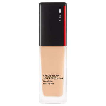 SHISEIDO Synchro Skin Self-Refreshing Foundation - Synchro Skin Self-Refreshing Foundation / SPF35 / PA++++ / full product with container / 160 Shell / 30g / unscented product bottle on white background