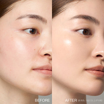 RMK Cream Foundation Aquatic Glow Radiant Finish White Background
