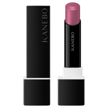 KANEBO Rouge Scrub Melting - Rouge Scrub Melting / full product with container / EX1 JoyfulBerry / 3.8g swatch on lips