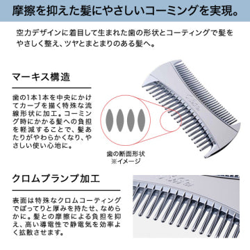 ReFa Refar Marquis Wiz Hairbrush Styling Tool White Background