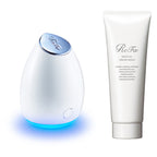 ReFa BEAUTECH SPOT Blue Face Wash Set Skincare Visual Background