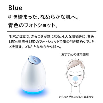 ReFa BEAUTECH SPOT Blue Face Wash Set Skincare Visual Background