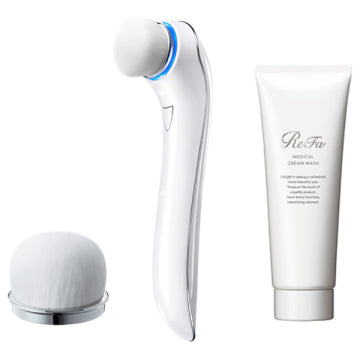 ReFa CLEAR Set Cleansing Technology Elegant Skincare White Background