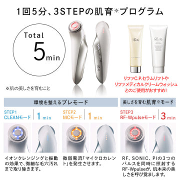 ReFa BEAUTECH RAISE Set Cream Nurturing Program White Background