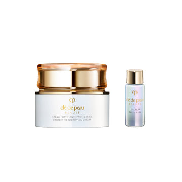 Cle de Peau Beaute Cream Protector n - Daytime Emulsion Kit (Crème Protecteur n) / 50g, 3mL product packaging