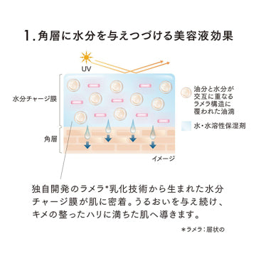 LUNASOL Glow Day Serum UV Radiant Dewy Skincare Product Japan